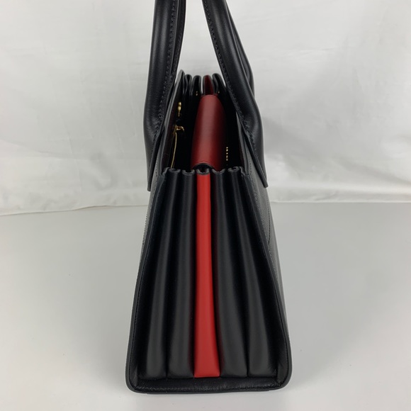 New Prada Italian Bibliotheque Saffiano City Tote - Picture 5 of 8